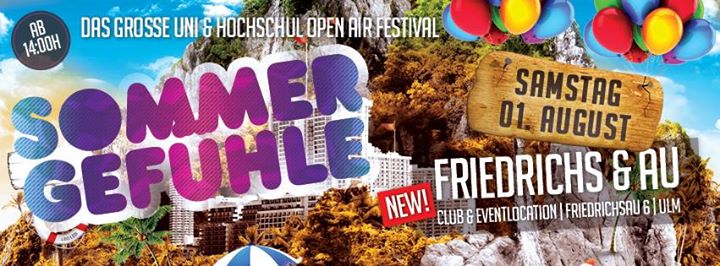 Sommergefühle: Das große Uni & Hochschul Open Air Festival