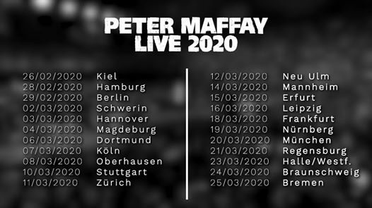 Peter Maffay - LIVE 2020 | Erfurt